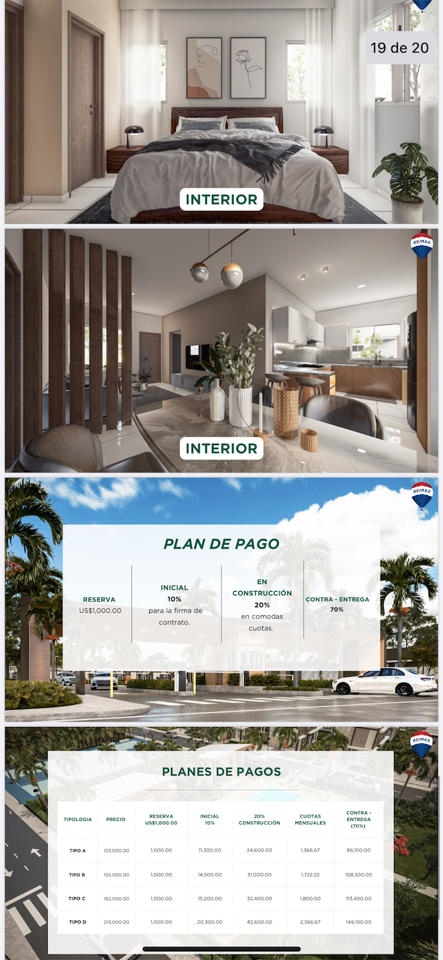 casas vacacionales y villas - Venta de Villa en boca chica a 5 minutos de la playa reserva con 1000 usd  3