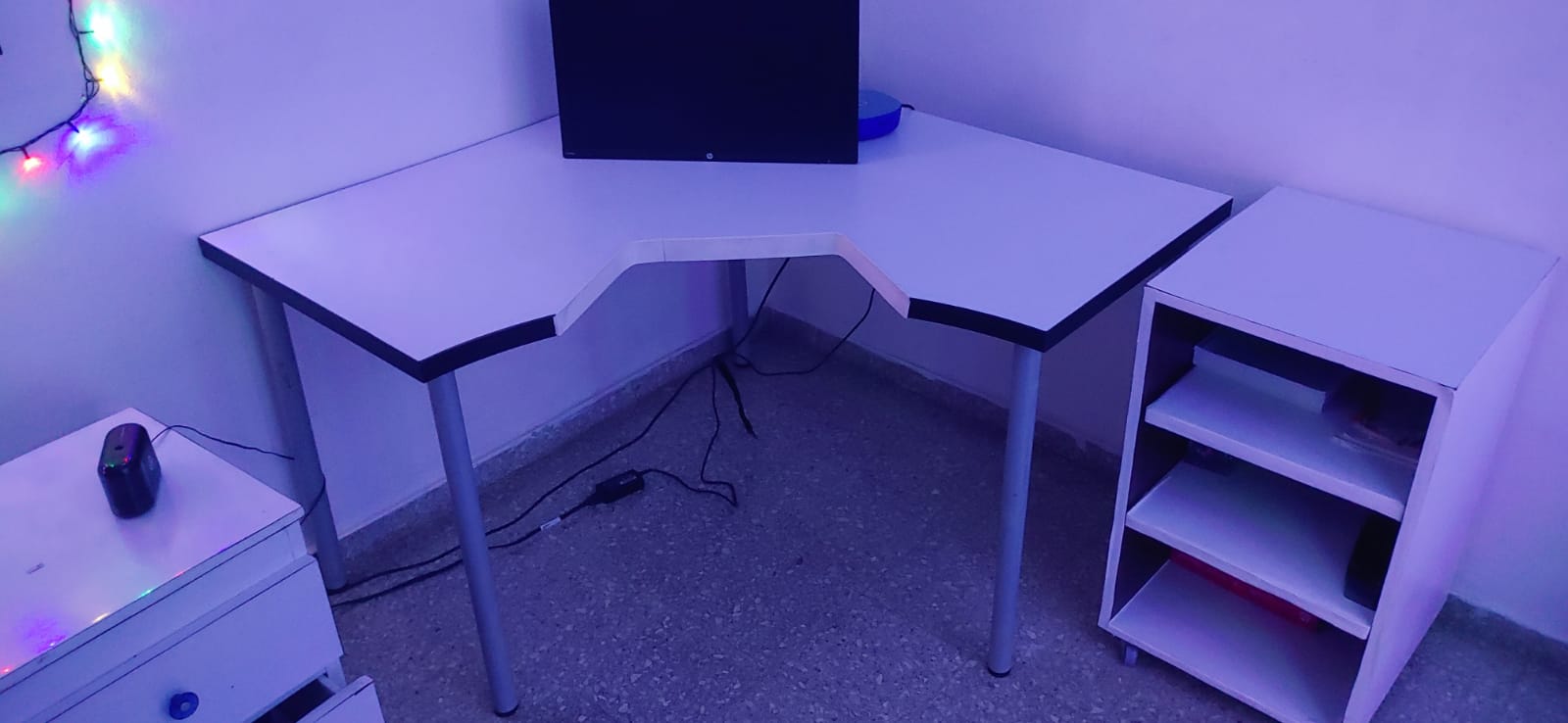 muebles y colchones - Escritorio IKEA de esquina, modificado GAMER