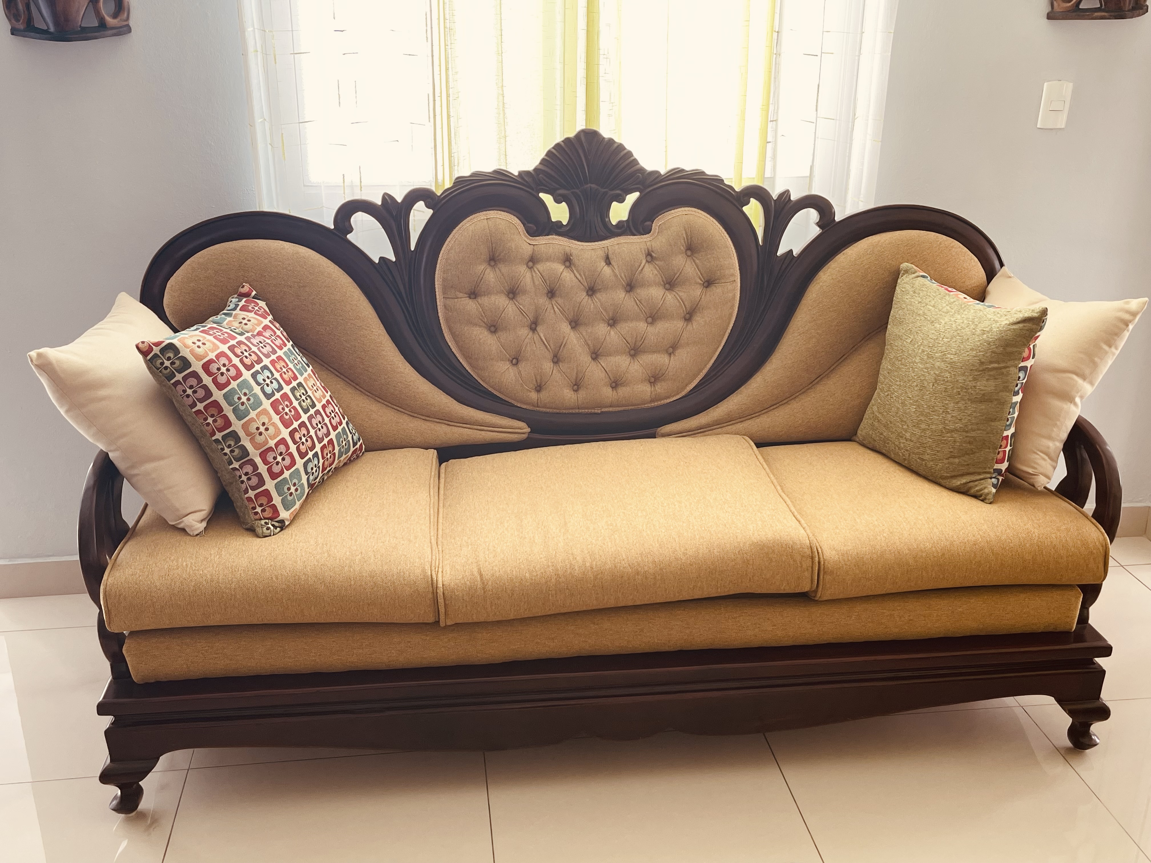 muebles y colchones - Muebles en caoba como nuevo 