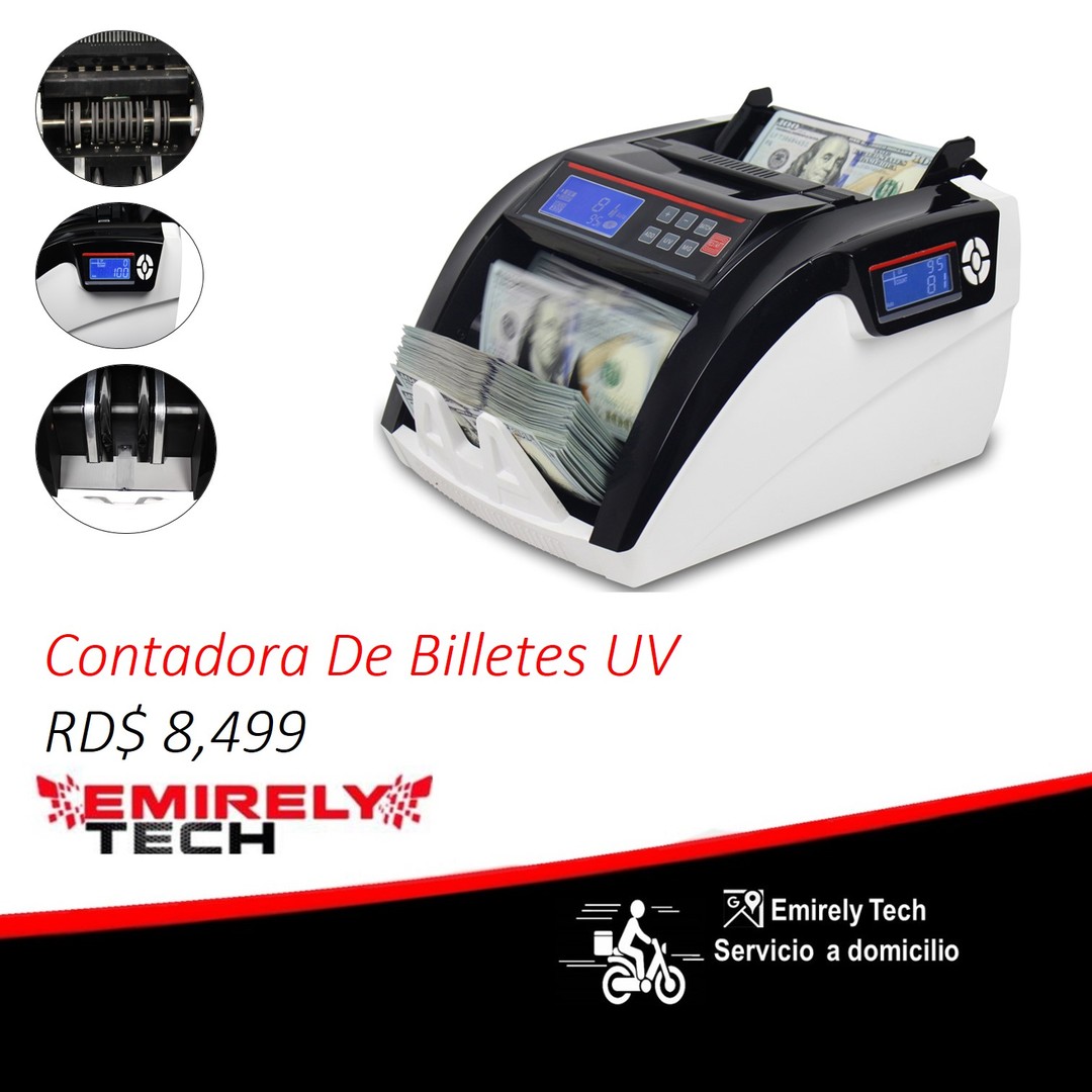 equipos profesionales - Maquina Contadora Billete Detector Dinero Falso Euro Dolar Pesos 0