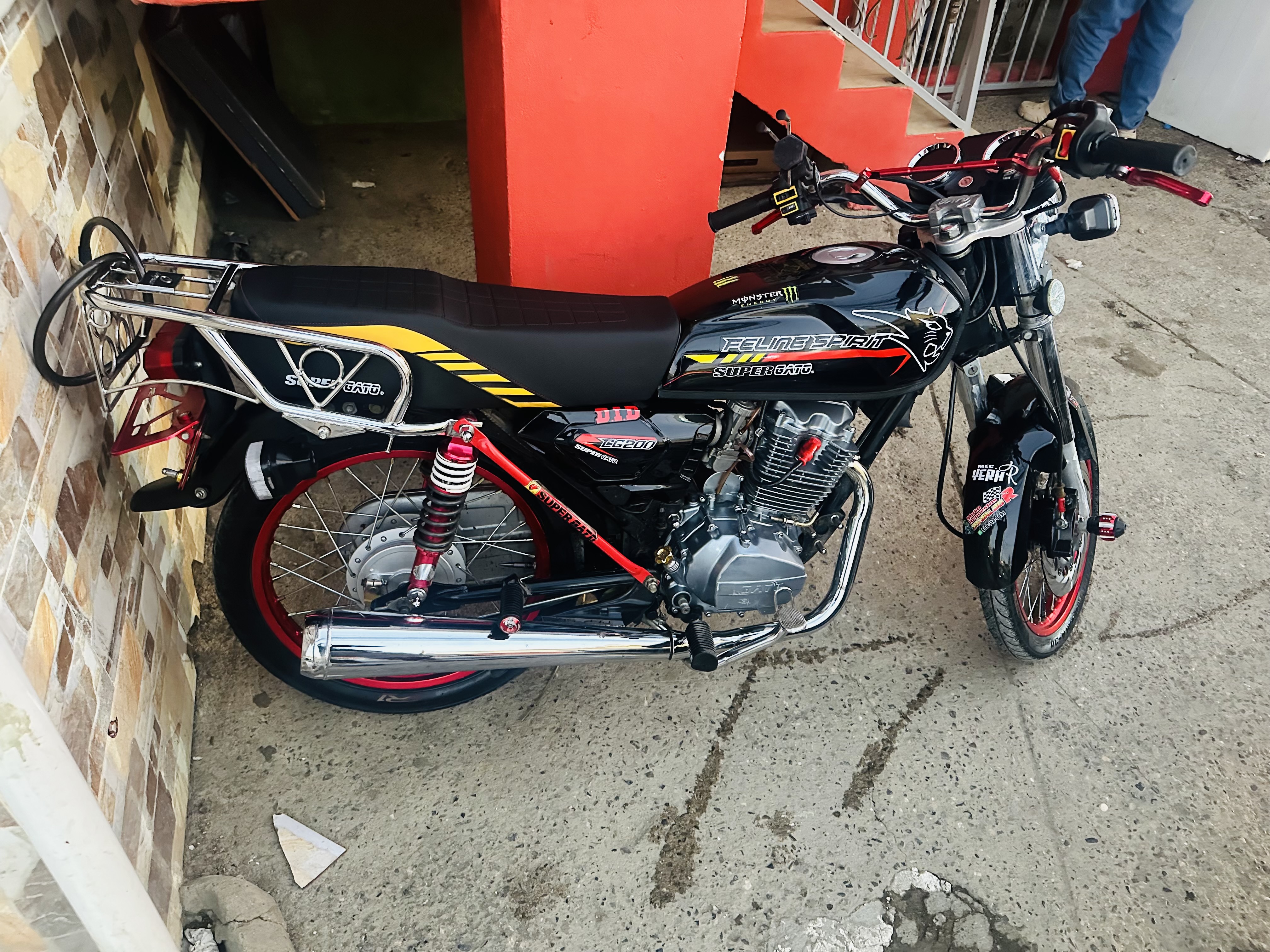 motores y pasolas - Súper gato cg 200 Racing v3 