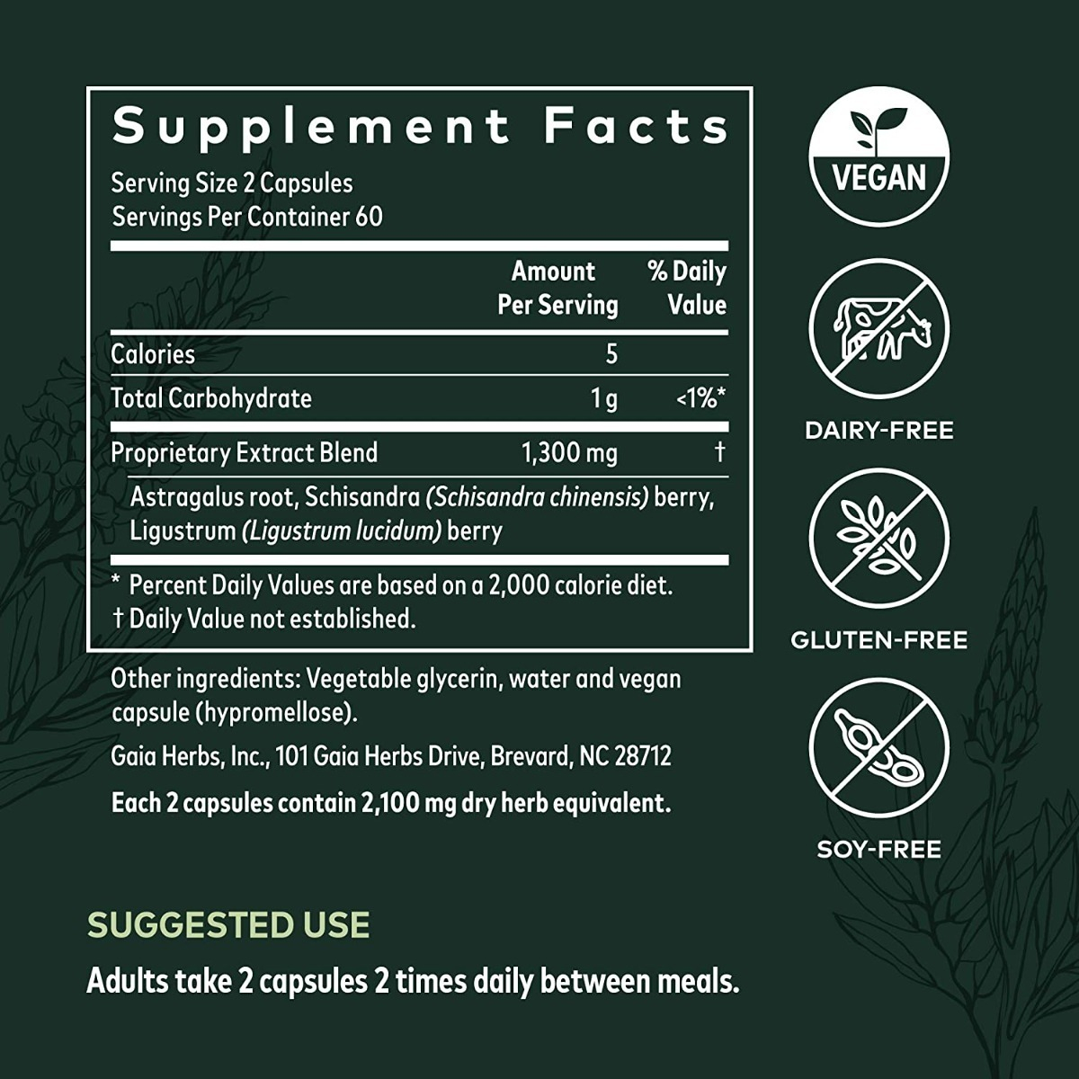 Salud y Equipamiento Médico - Astragalo 120cap Gaia Herbs 1