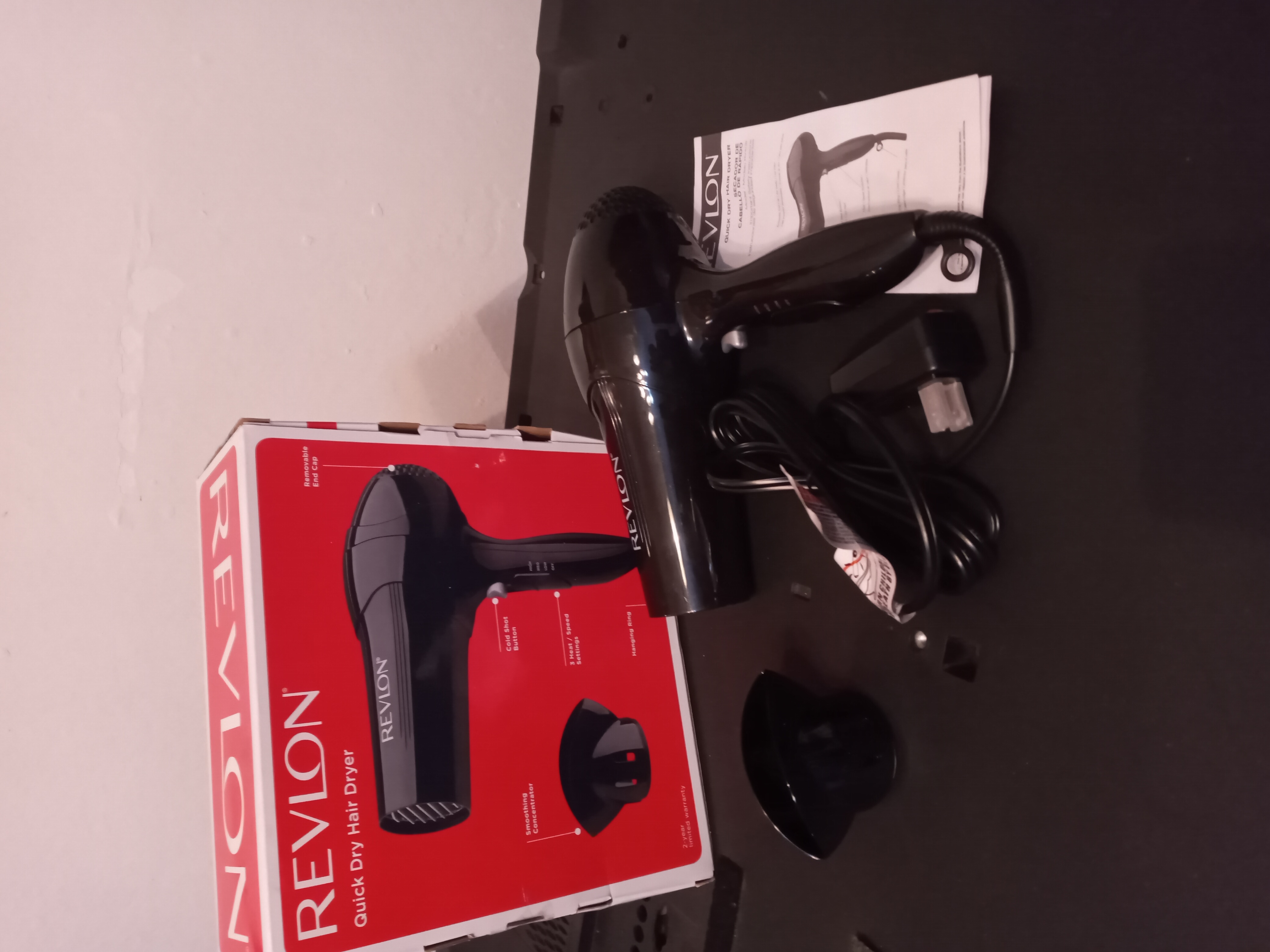 salud y belleza - Secador Revlon de mano 1875 watts nuevo 2