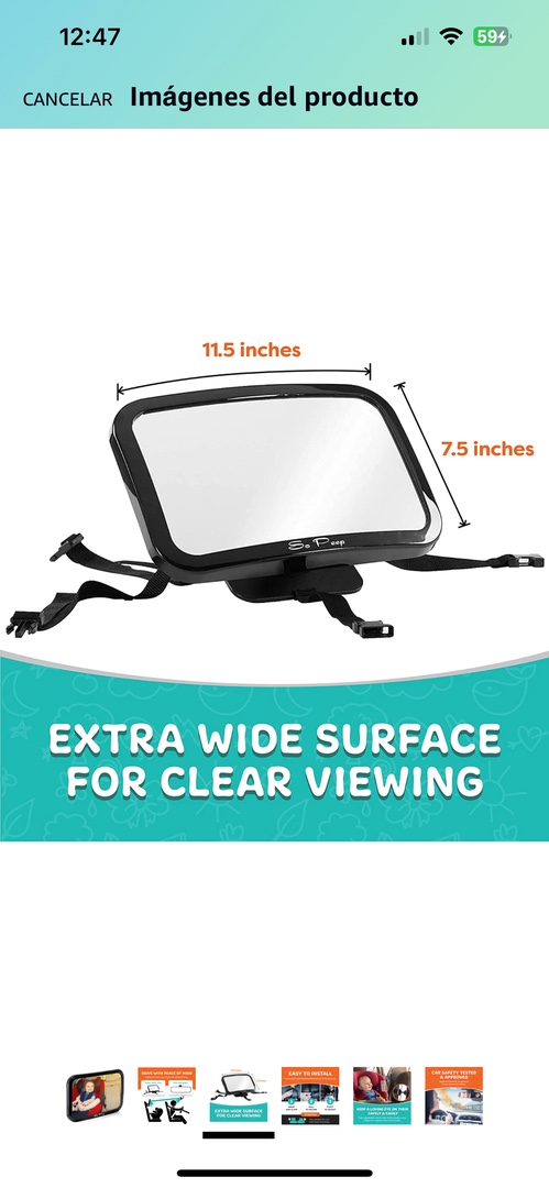 accesorios - Espejo retrovisor para bebé 2
