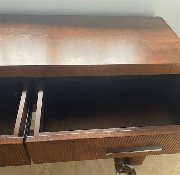 muebles y colchones - Credenza en madera nogal 1