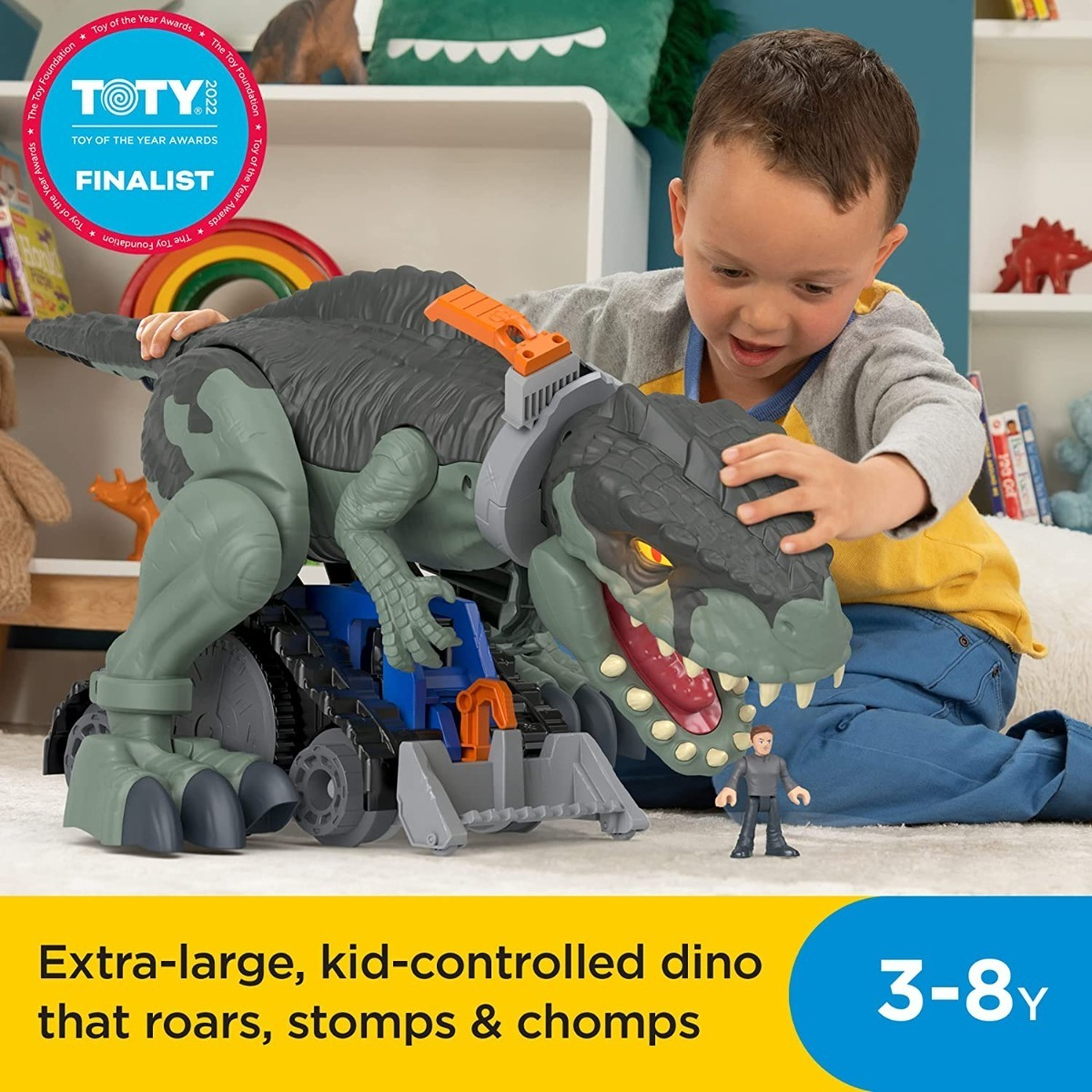 Salud y Equipamiento Médico - Dinosaurio Jurassic World Dominion Imaginext Luces Y Sonidos 3