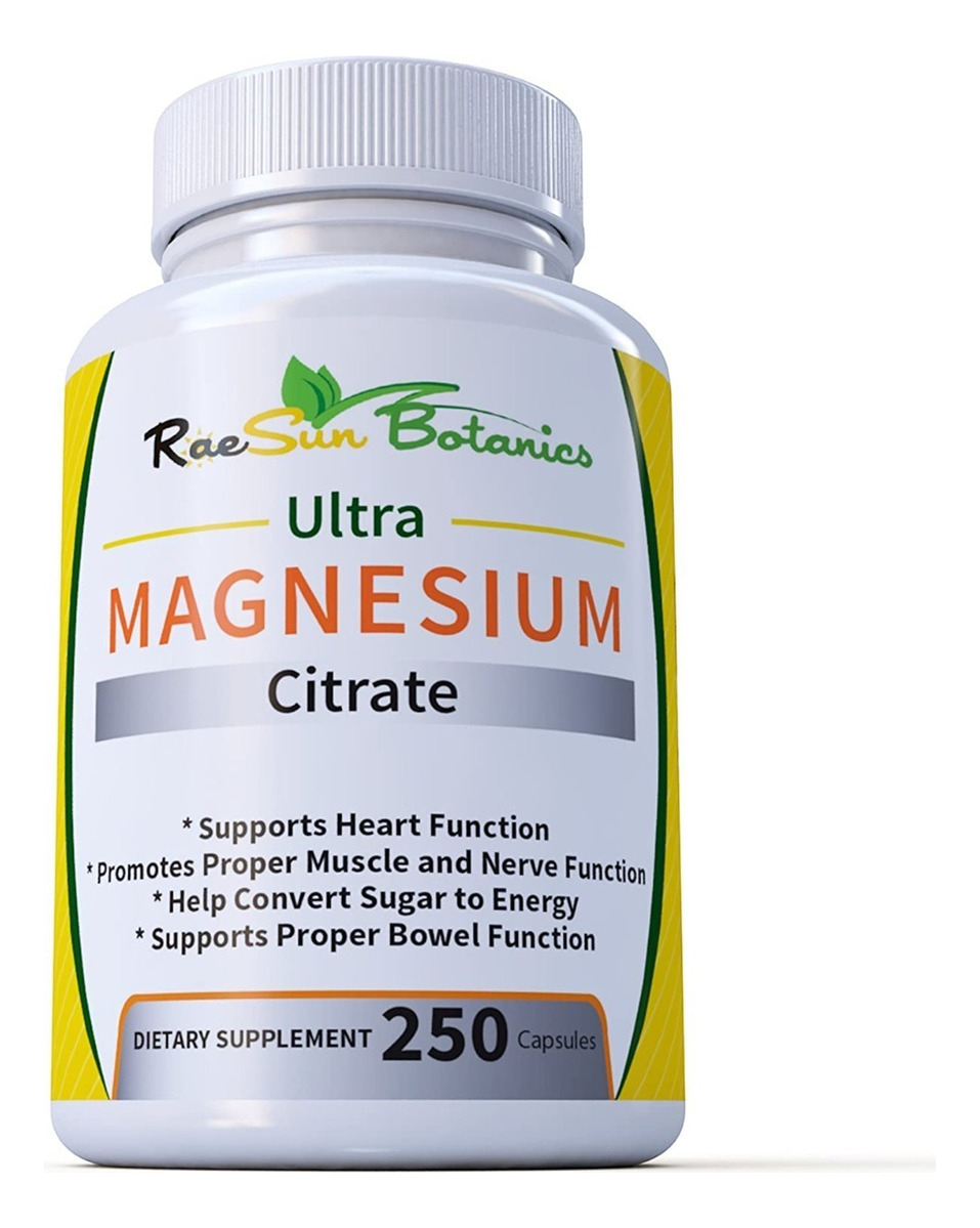 Salud y Equipamiento Médico - Citrato De Magnesio 250caps Rae - U - Unidad A $664 0