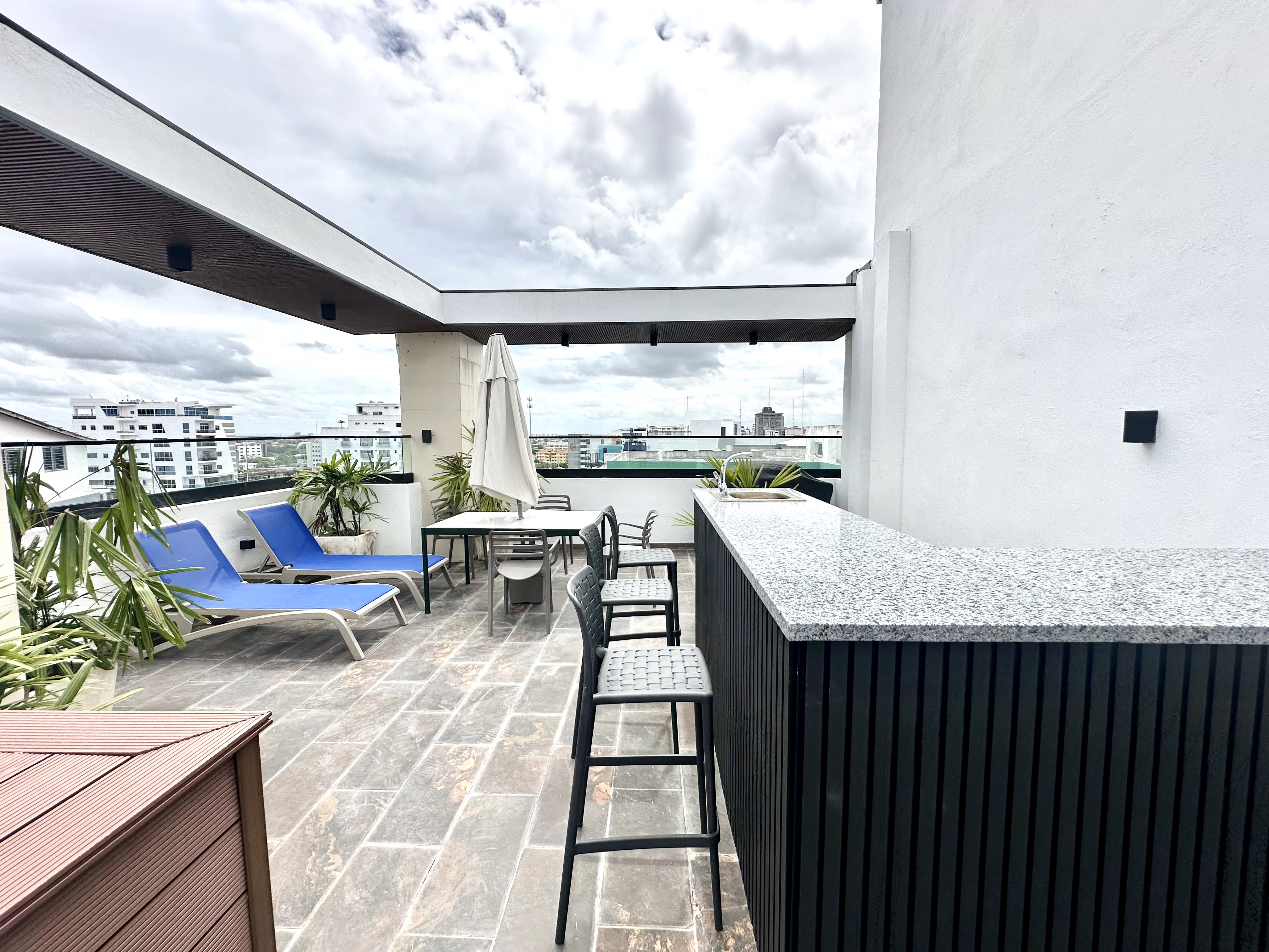 apartamentos - Terraza privada apartamento de 1 hab en Serralles 5