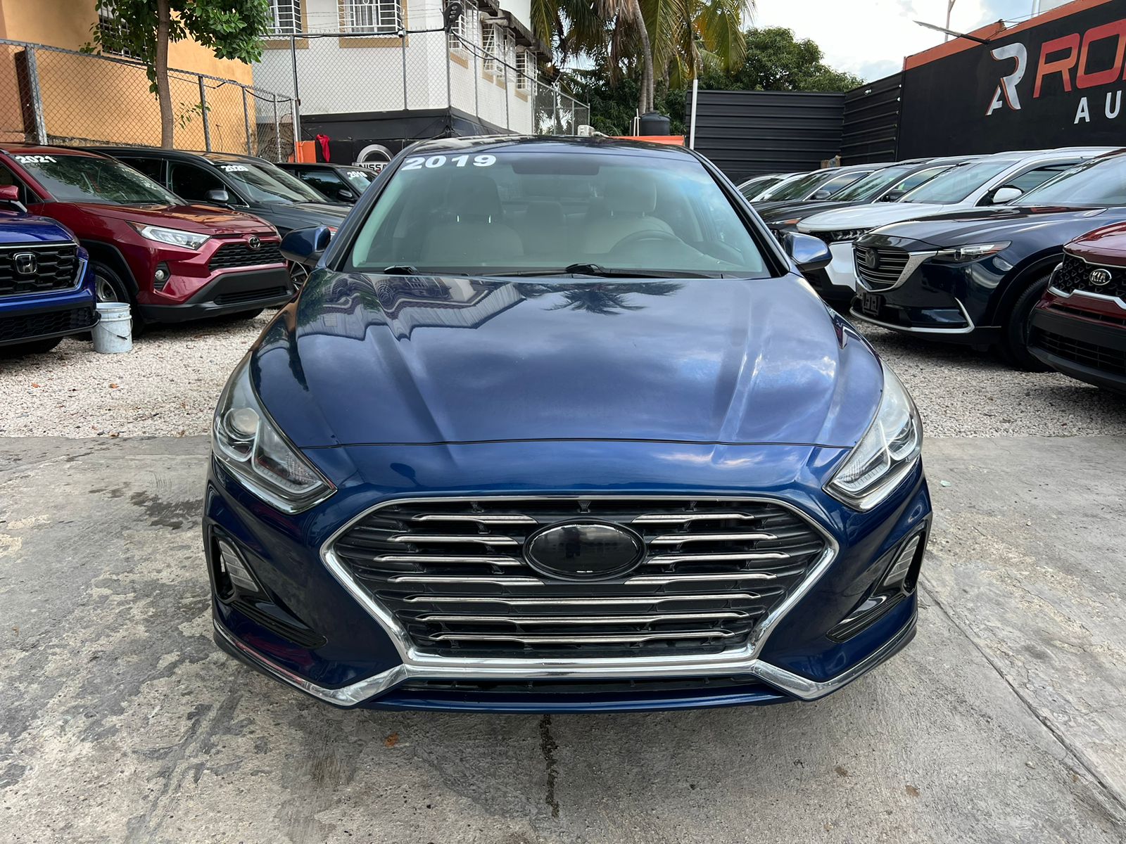 carros - HYUNDAI SONATA SE 2019 AZUL "RECIEN IMPORTADO" 8