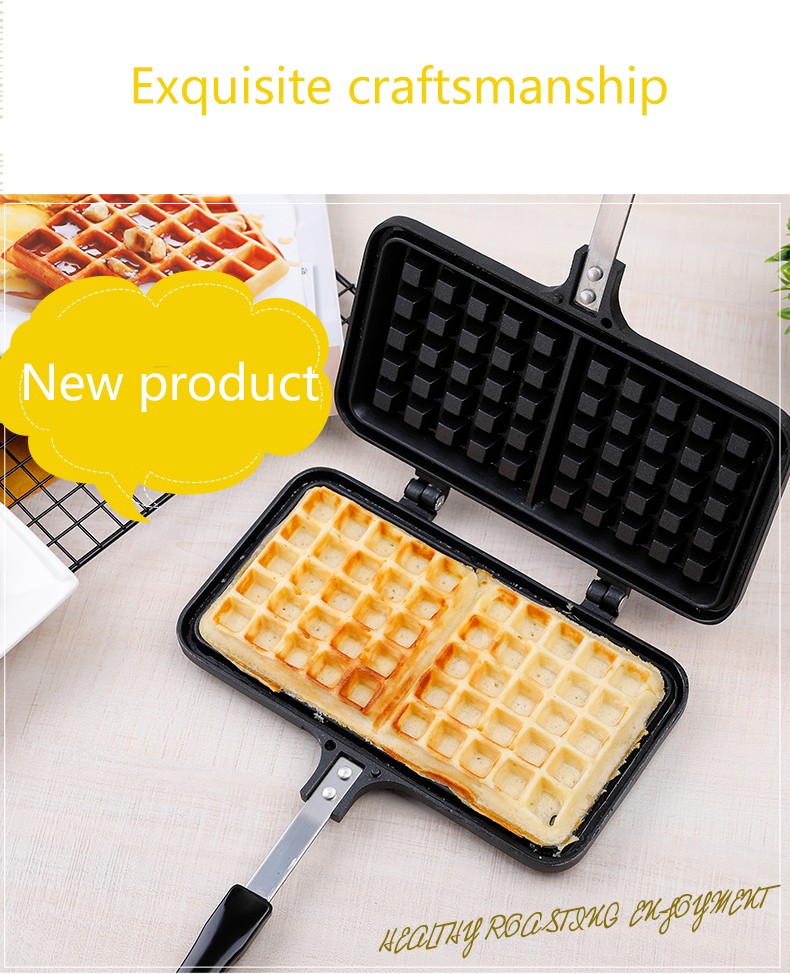 cocina - Wafflera gofres horneado en casa, waffle antiadherentes corazon 3