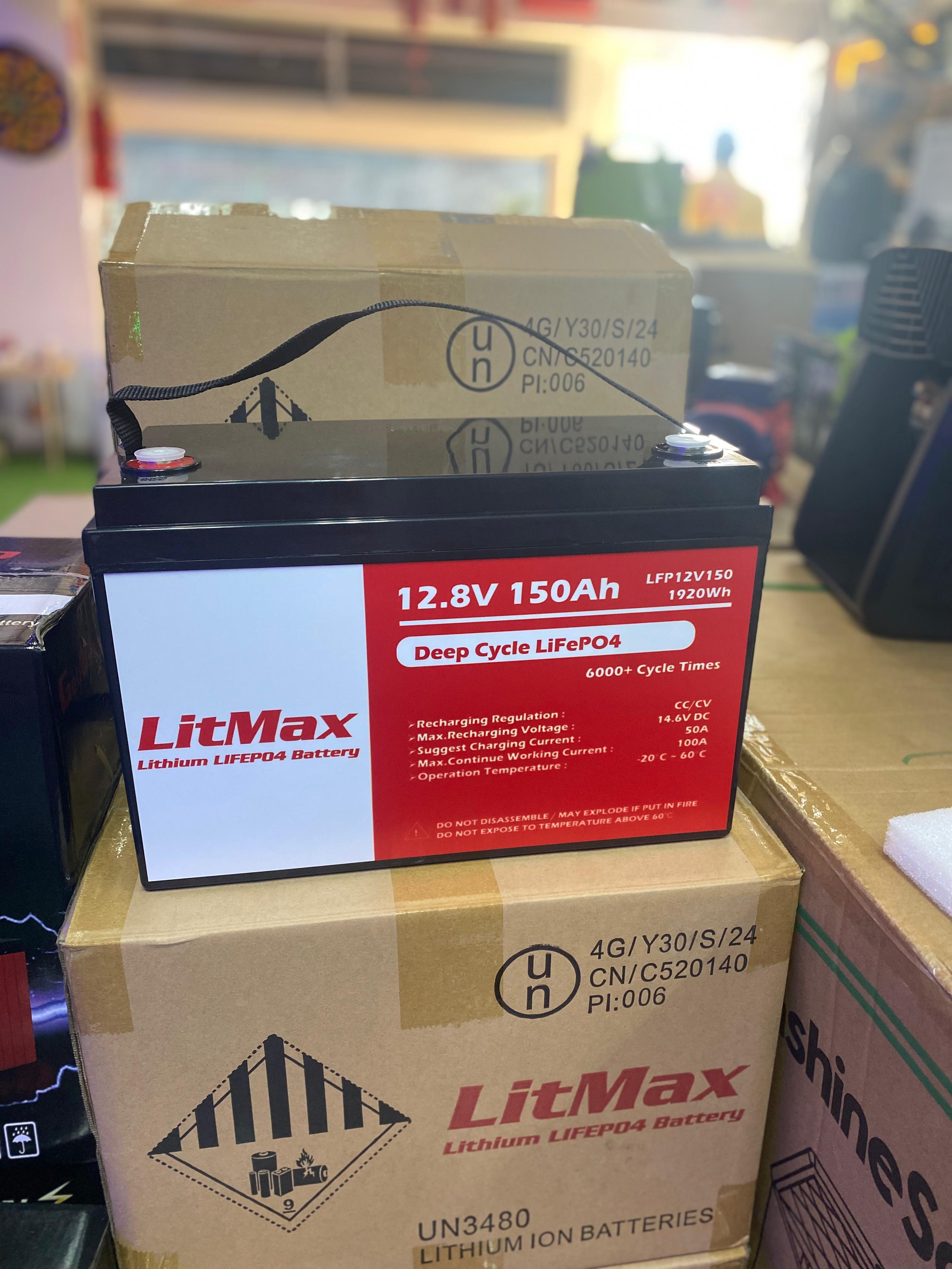 plantas e inversores - Baterías de litio litmax 12.8 Volt/ 150 AH disponible ✔️