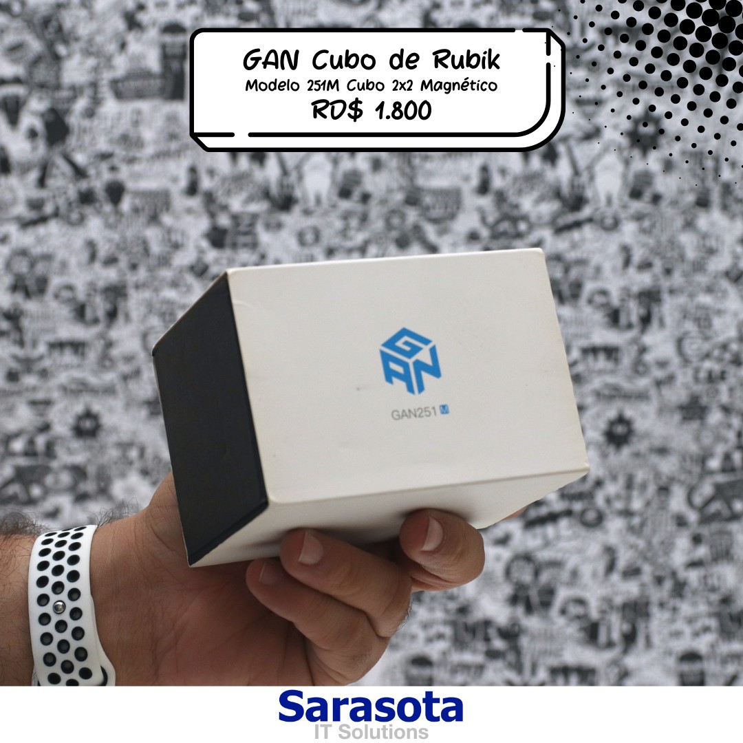 hobby y coleccion - GAN Cubo Rubik 2X2 modelo GAN251M magnético 1