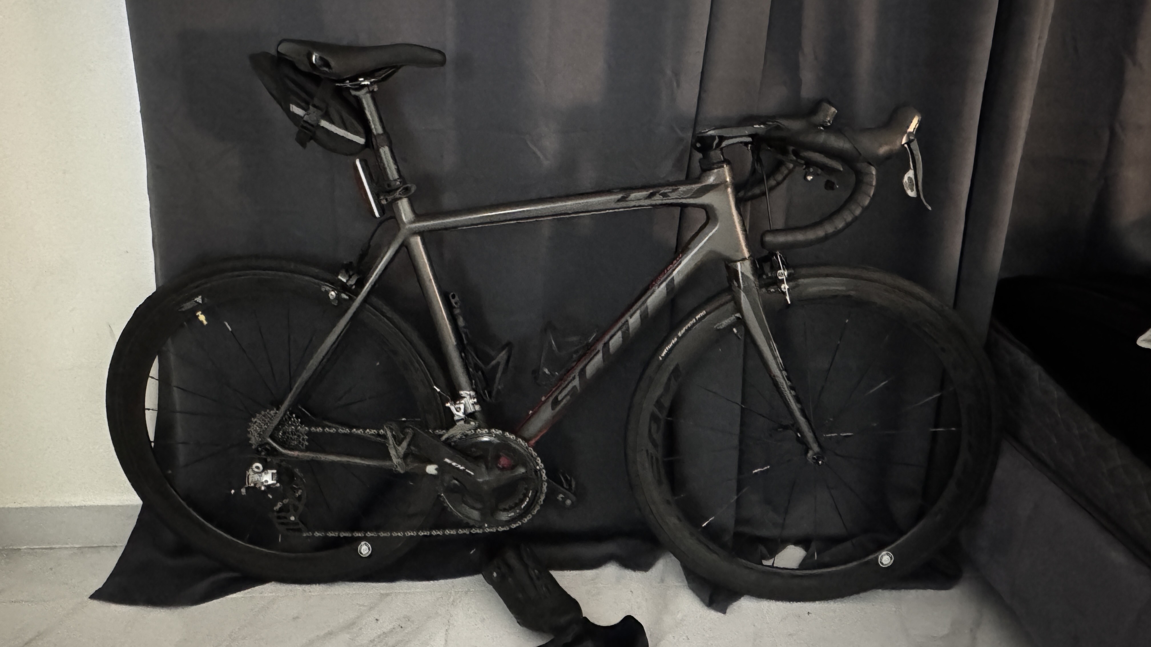 bicicletas y accesorios - VENDO BICICLETA DE CARRETERA SCOTT CR PRO (RUTA) SIZE 56 FULL FIBRA DE CARBONO  5