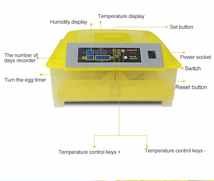 equipos profesionales - Incubadoras de 48 huevos digital automatico para Pollo Aves de corra 1