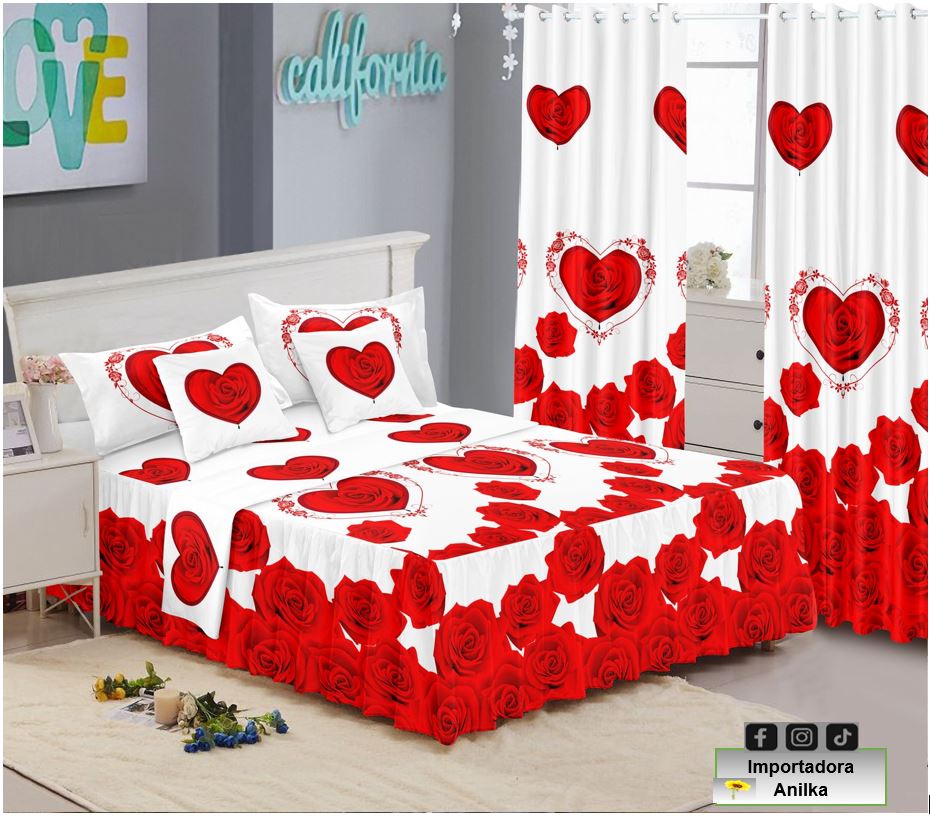 muebles y colchones - JUEGOS DE SABANAS CON ARANDELAS  7