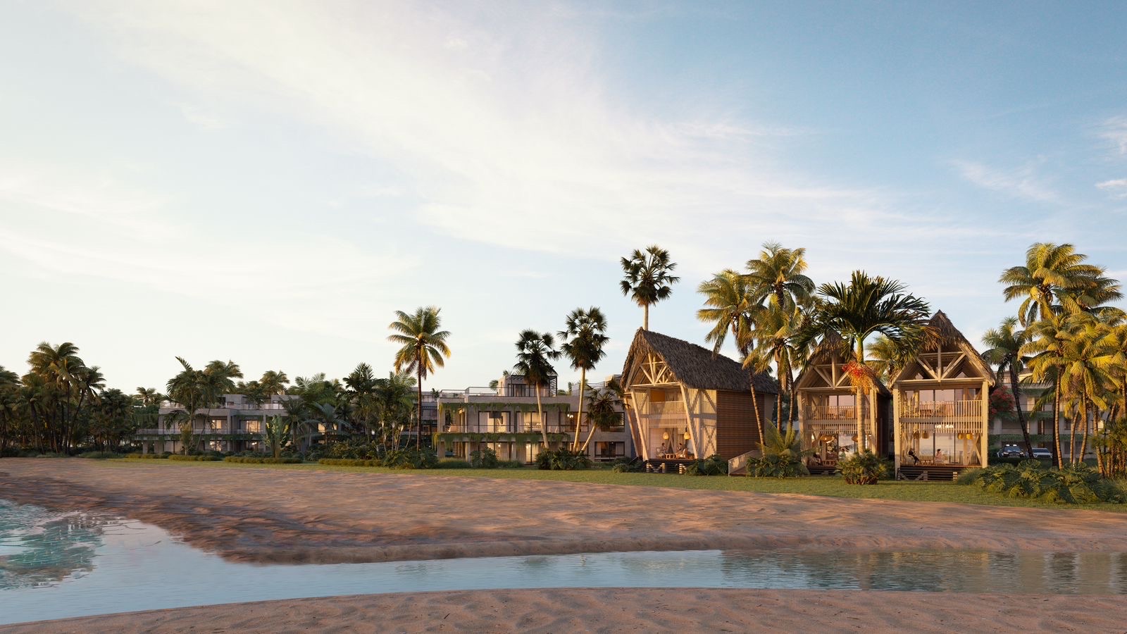 apartamentos - venta de apartamentos primera línea de playa en las terrenas samana vista al mar 4