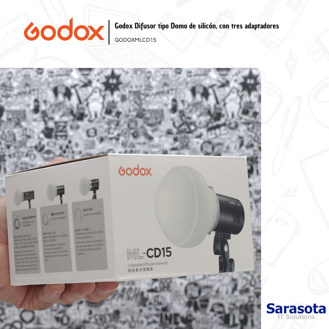 accesorios para electronica - Godox Difusor tipo domo ML-CD15 0
