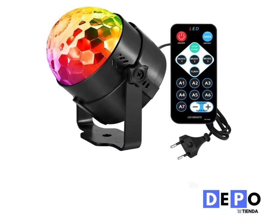 otros electronicos - Luz led pequeña para fiesta, escenario, con sensor de sonido LED PARTY LIGHT YC 3