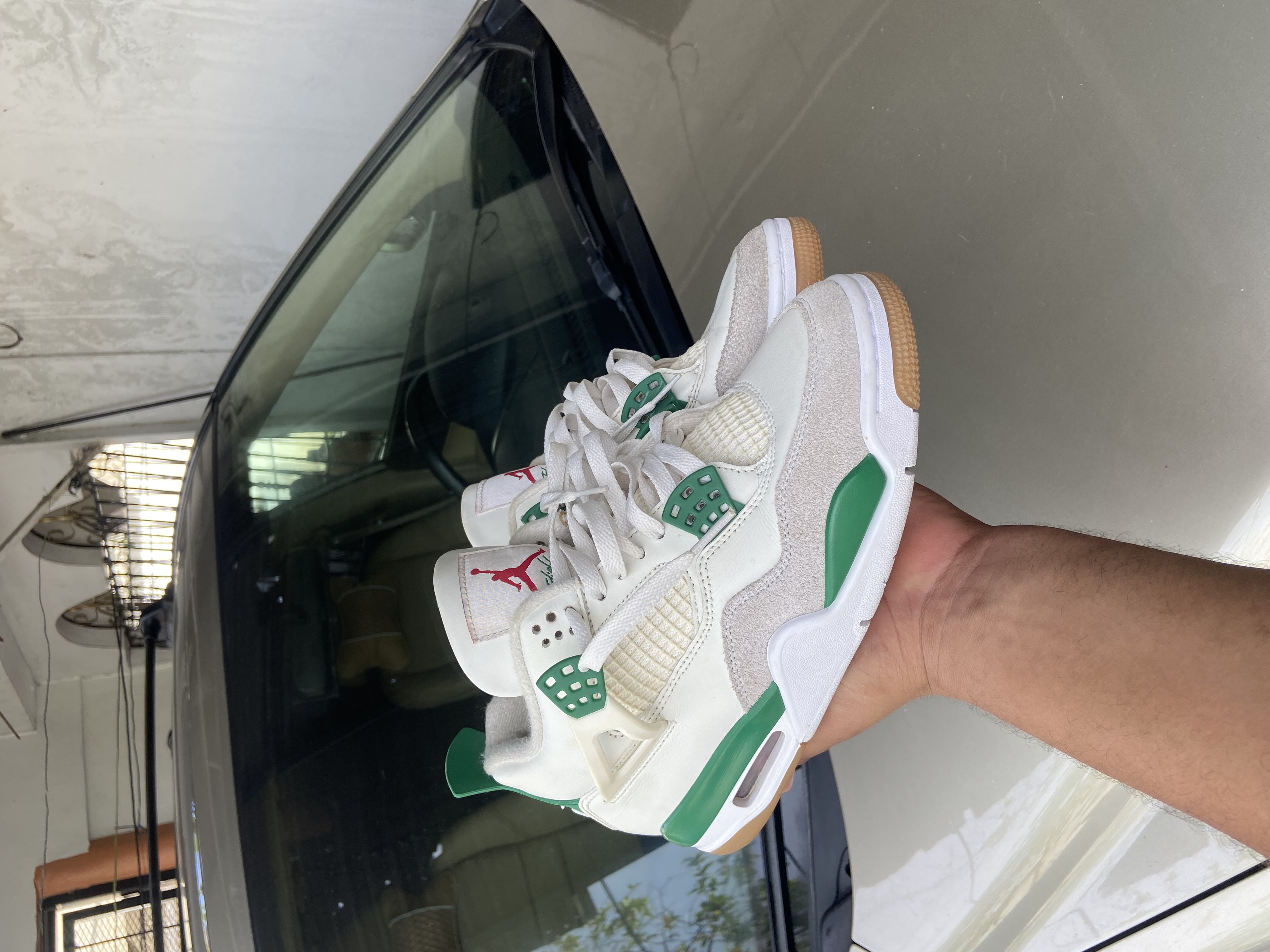 zapatos para hombre - Jordan 4 SB pine green