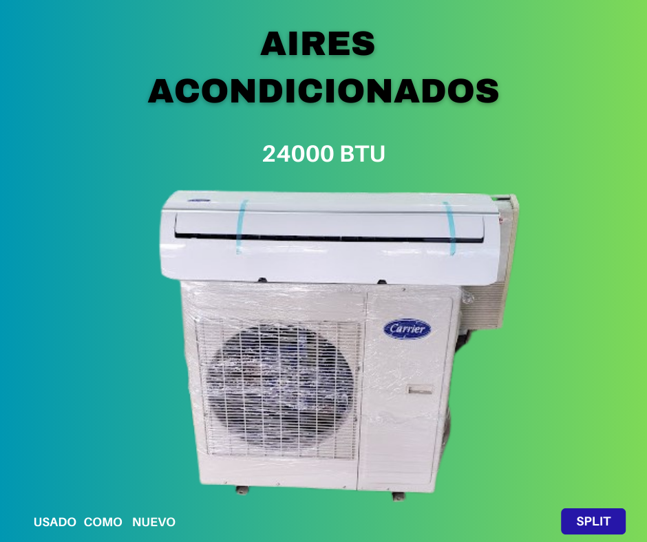 aires acondicionados y abanicos - 🔴Aire Acondicionado 24000 BTU Split convencional