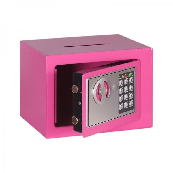 otros electronicos - Caja de seguridad, fuerte, pequeña 17 cm x 23 cm x 17 cm VARIEDAD COLORES 2