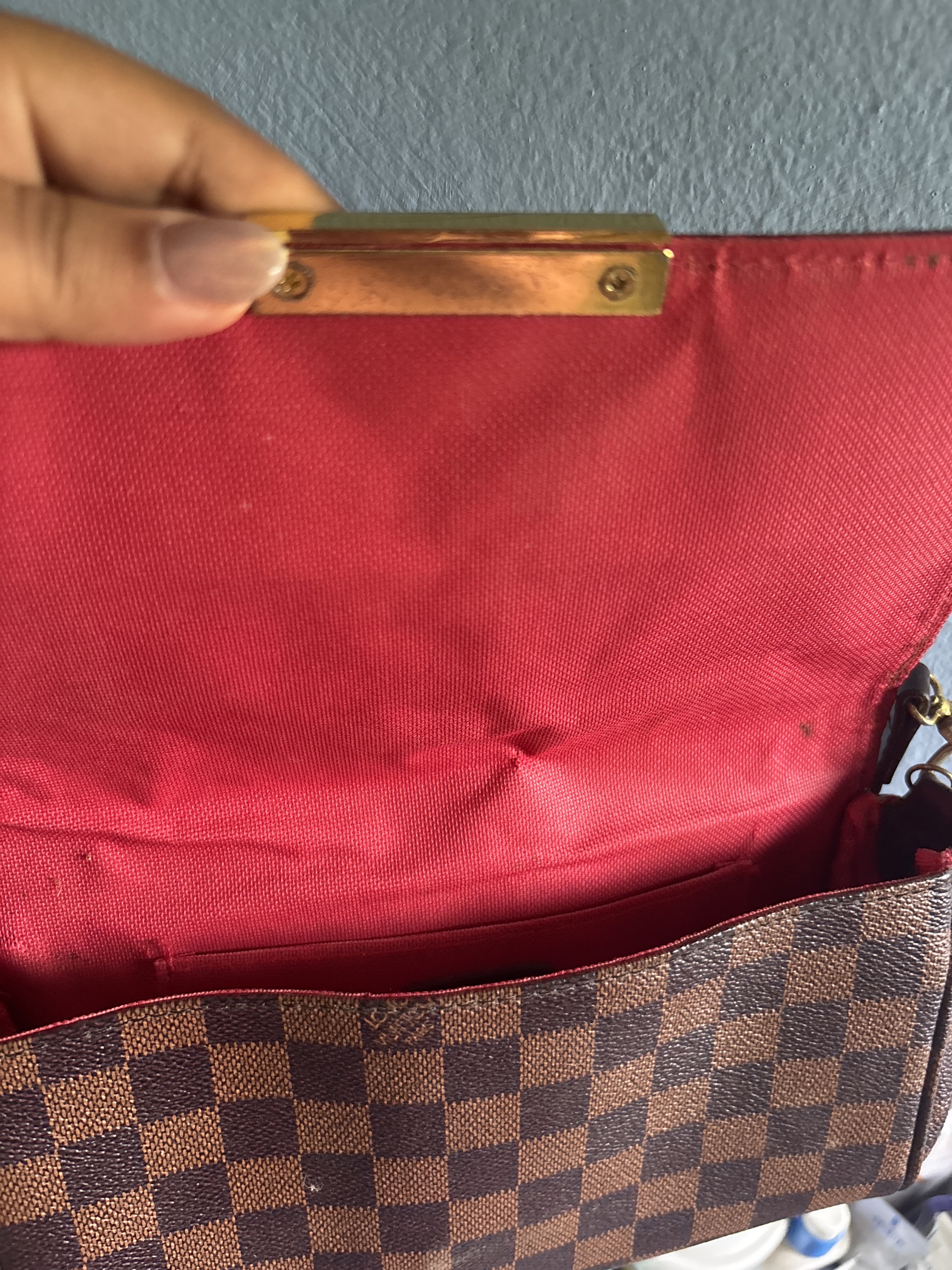 carteras y maletas - Cartera Louis Vuitton Damier - Elegante y como nueva 1