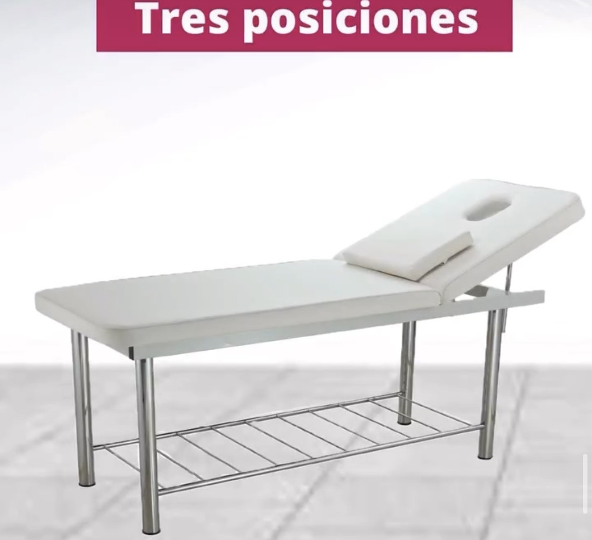equipos profesionales - vendo camilla, base de metal, tapizado de alta calidad 0