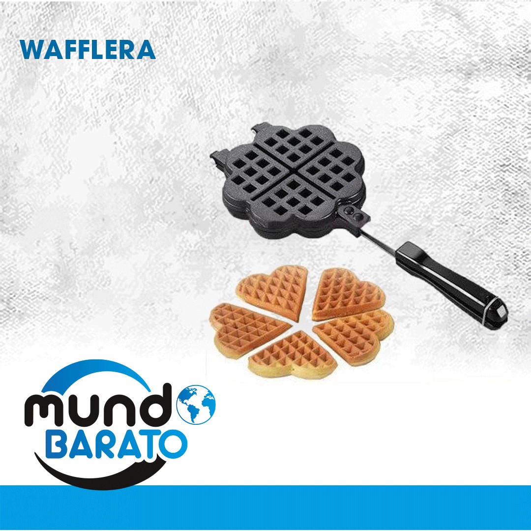 cocina - Wafflera gofres horneado en casa, waffle antiadherentes corazon 1