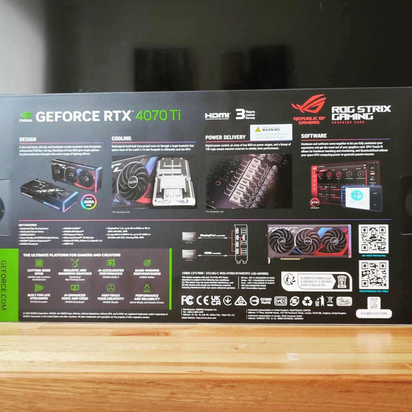 computadoras y laptops - TARJETA GRÁFICA RTX 4070 TI  2