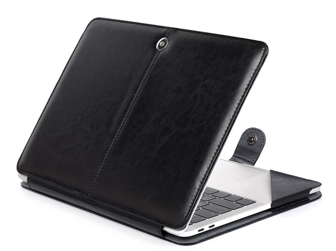 accesorios para electronica - PU Leather Laptop Case Cover Protector for MacBook 12"/ Air Pro 11" 13 14 15" 16