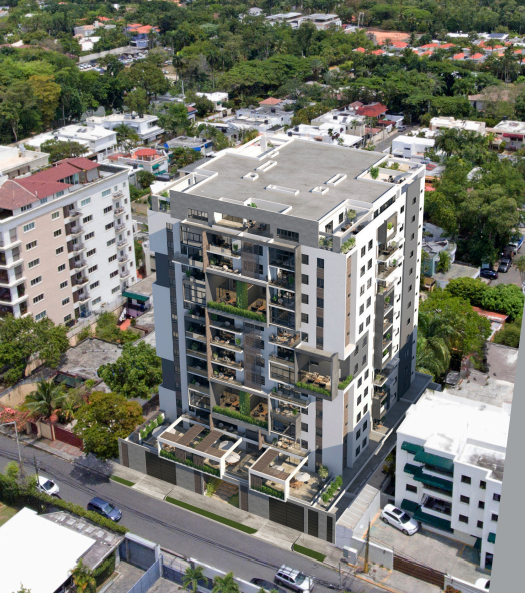 apartamentos - Noveno piso de 2 habitaciones en Arroyo Hondo