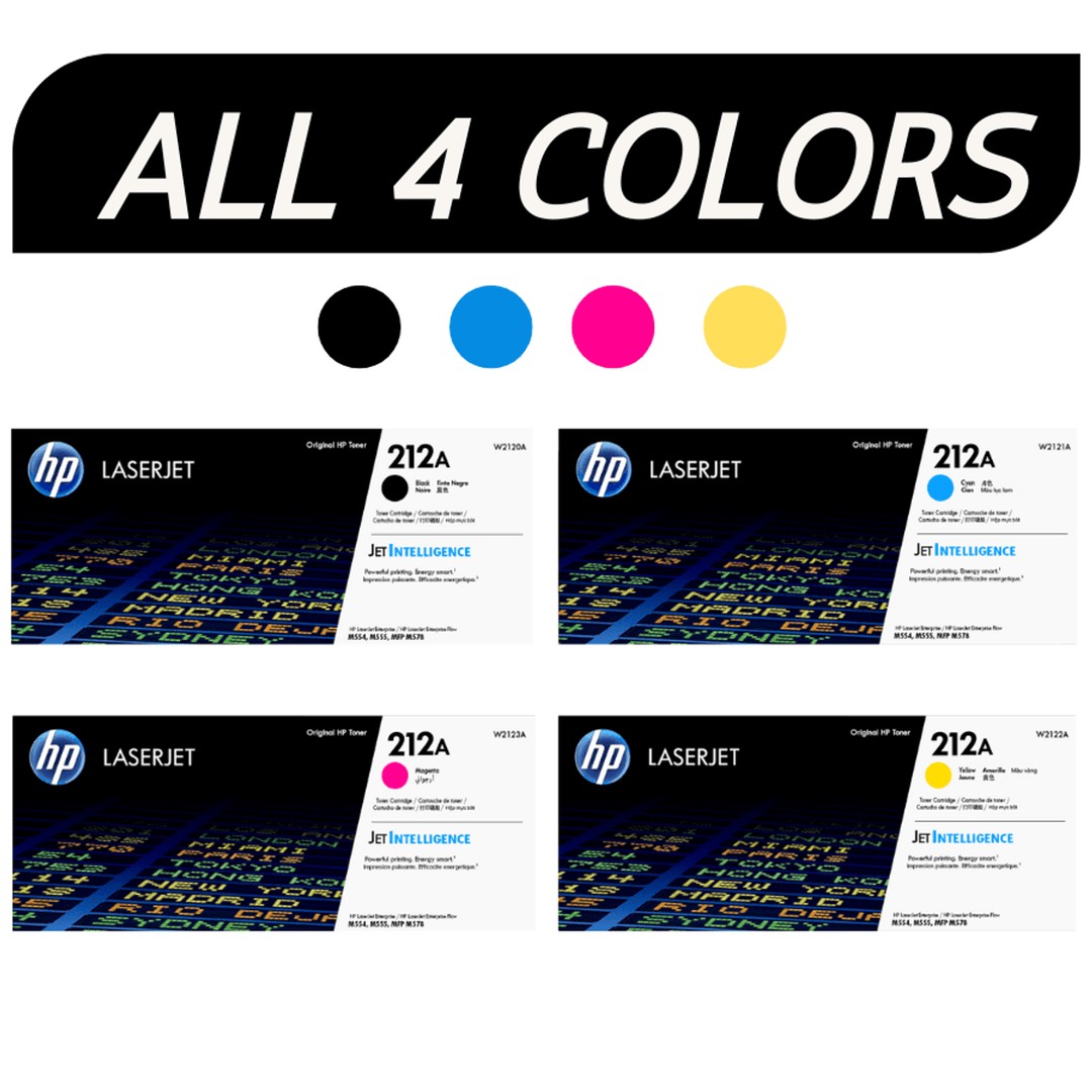 impresoras y scanners - TONER HP 212A -EN TODOS LOS COLORES  1