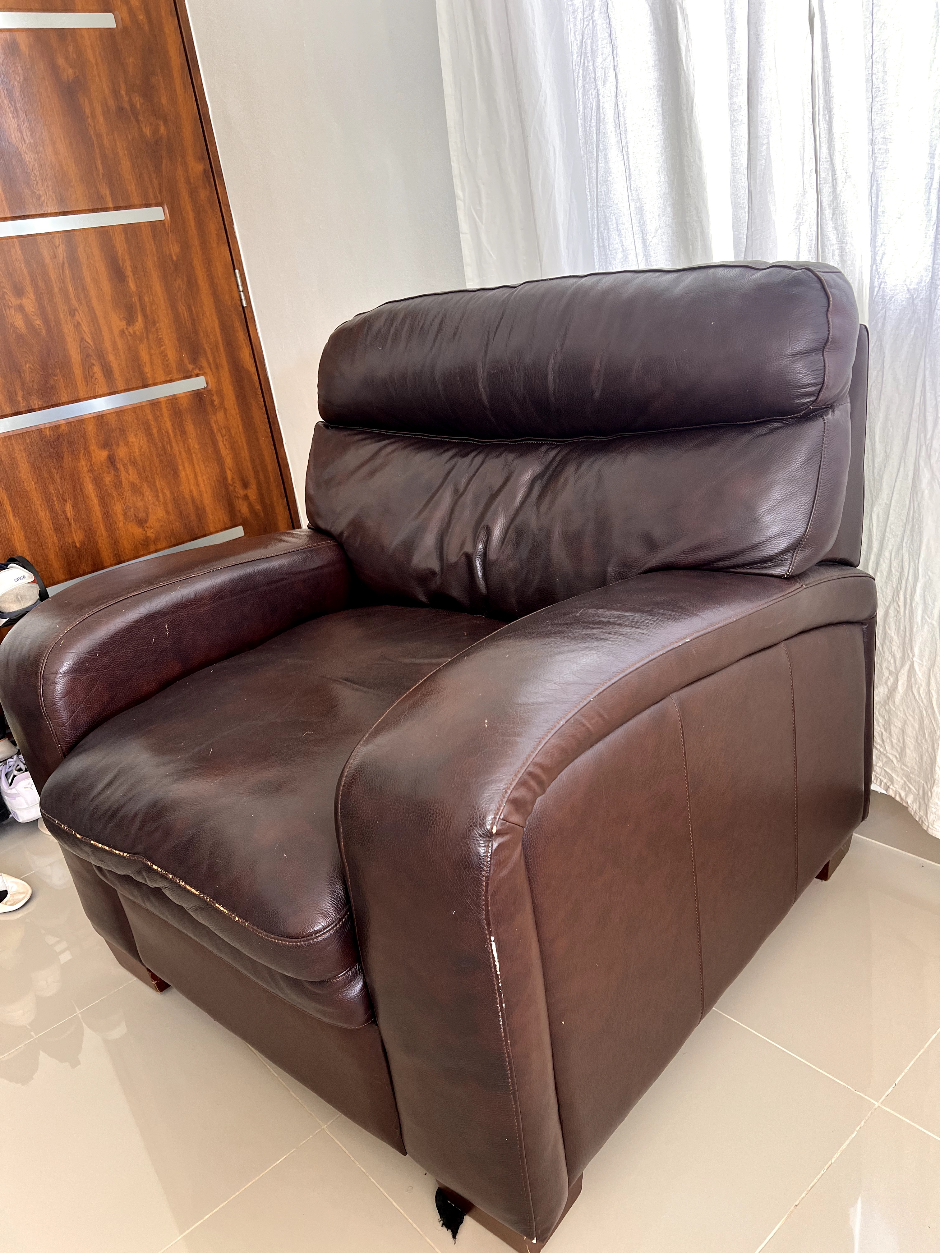 muebles y colchones - SOFA DE LEATHER 0