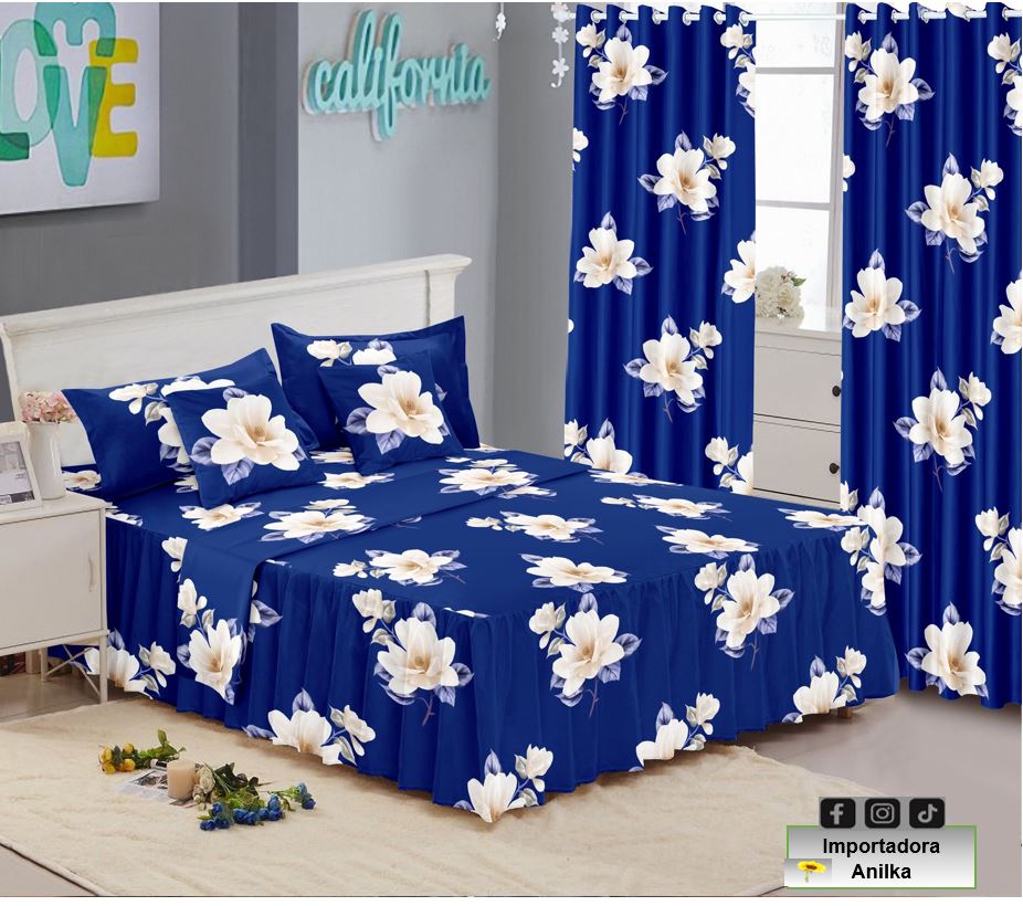 muebles y colchones - JUEGOS DE SABANAS CON ARANDELAS  4
