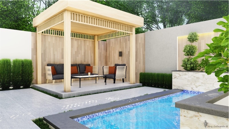 casas vacacionales y villas - Venta de villas en boca chica complejo turístico con piscina Santo Domingo 6