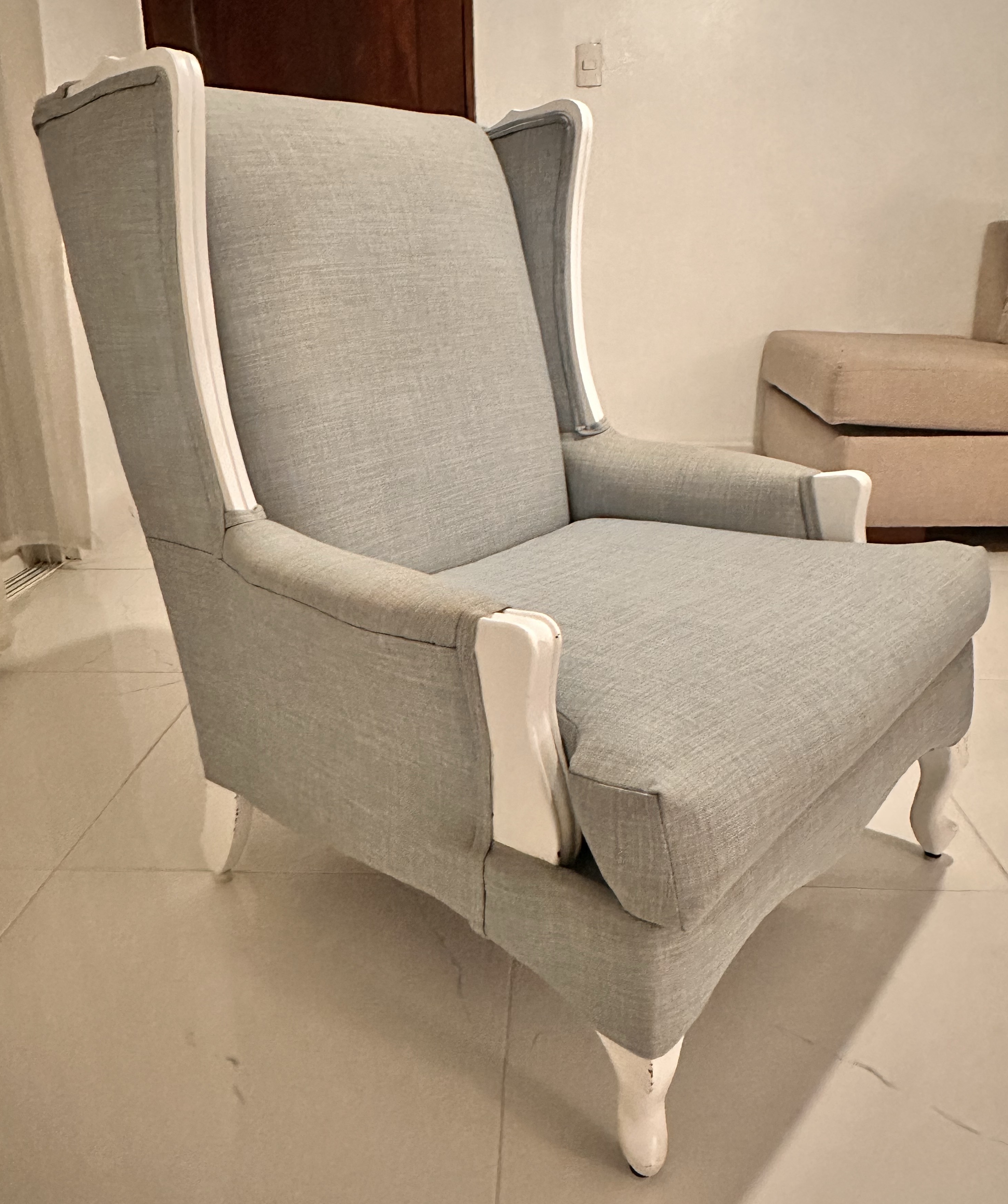 muebles y colchones - mueble azul  2