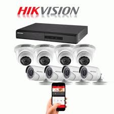 camaras y audio - 8 camaras de seg. hikvision mas instalacion 