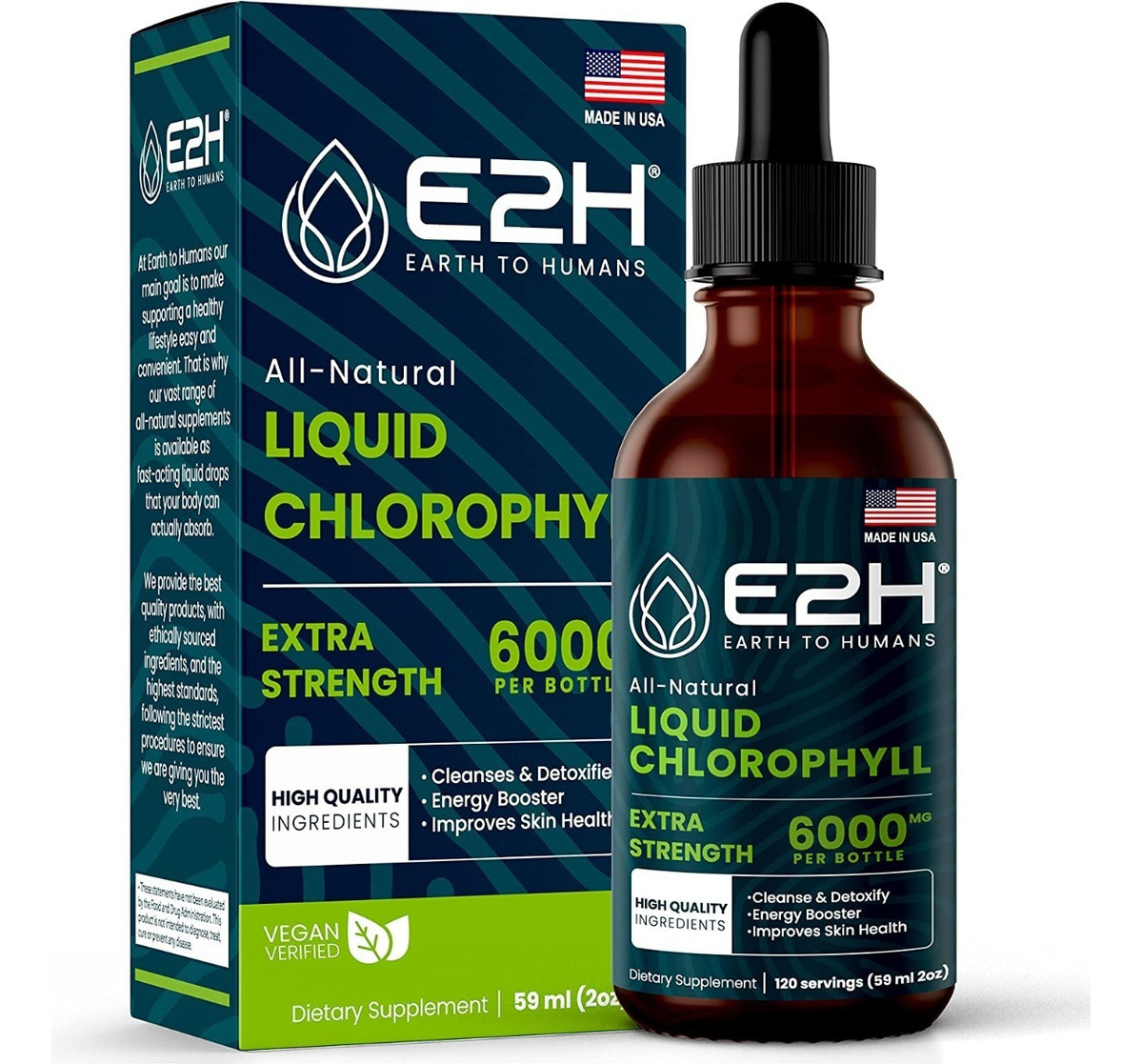Salud y Equipamiento Médico - Clorofila Liquido 6000 Mg 0