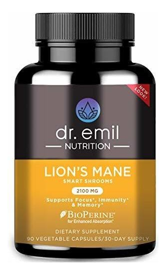 Salud y Equipamiento Médico - Hongos Melena De Leon Organicos Dr Emil Vegano 90 Cap 0