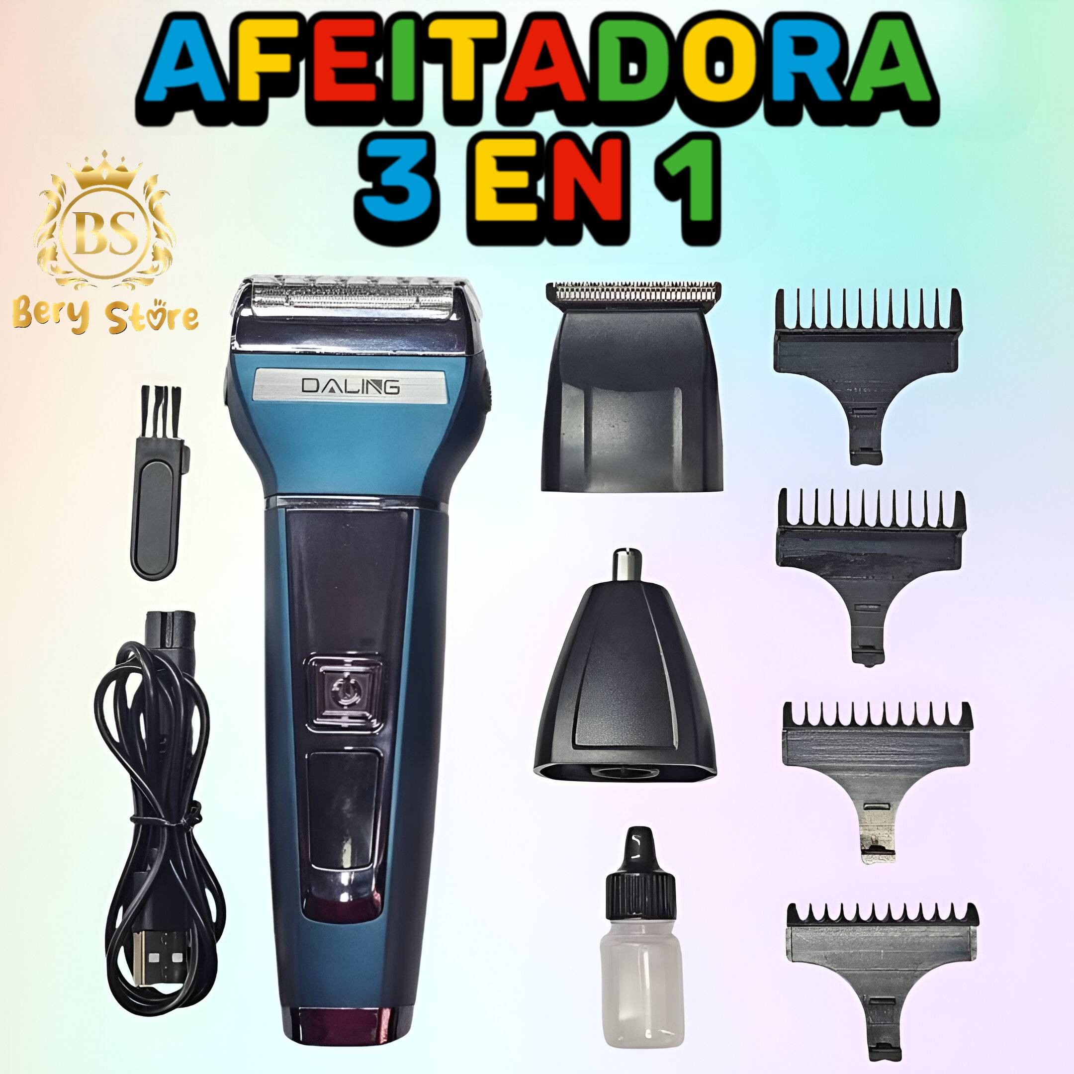 salud y belleza - MAQUINA DE AFEITAR | AFEITADORA 3 EN 1 | AFEITADOR 1