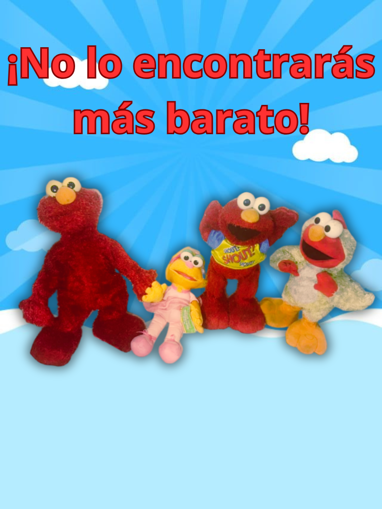 juguetes - PELUCHES DEL MUNDO DE ELMO 