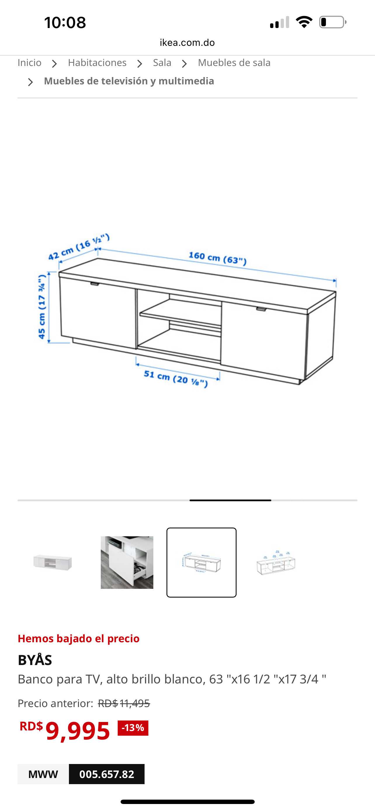 muebles y colchones - Mueble para TV  2
