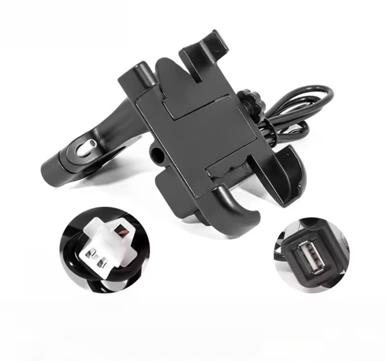 accesorios para electronica - Soporte de teléfono móvil de aleación de aluminio para motocicleta 2