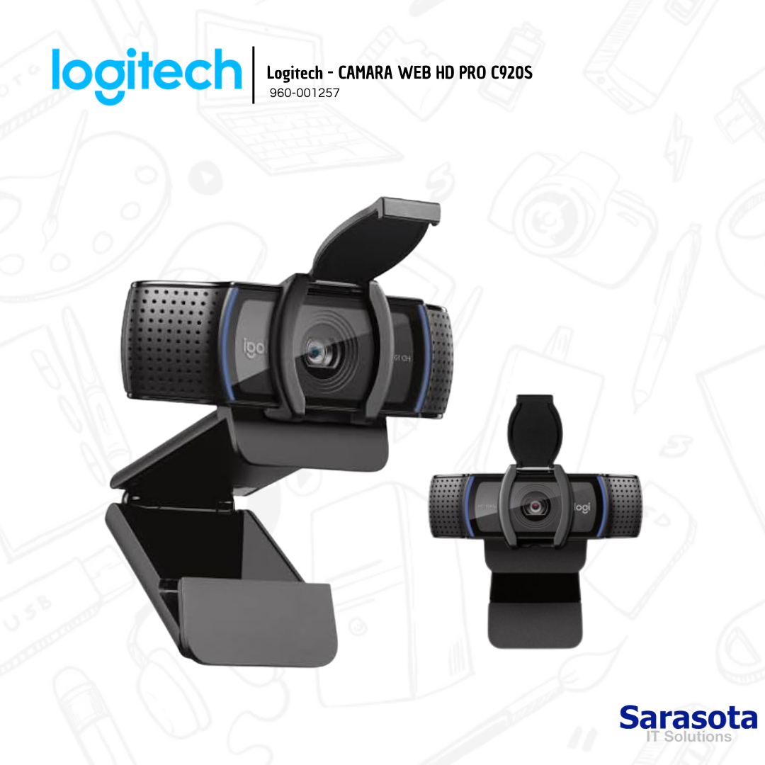 camaras y audio - Logitech - CAMARA WEB HD PRO C920S