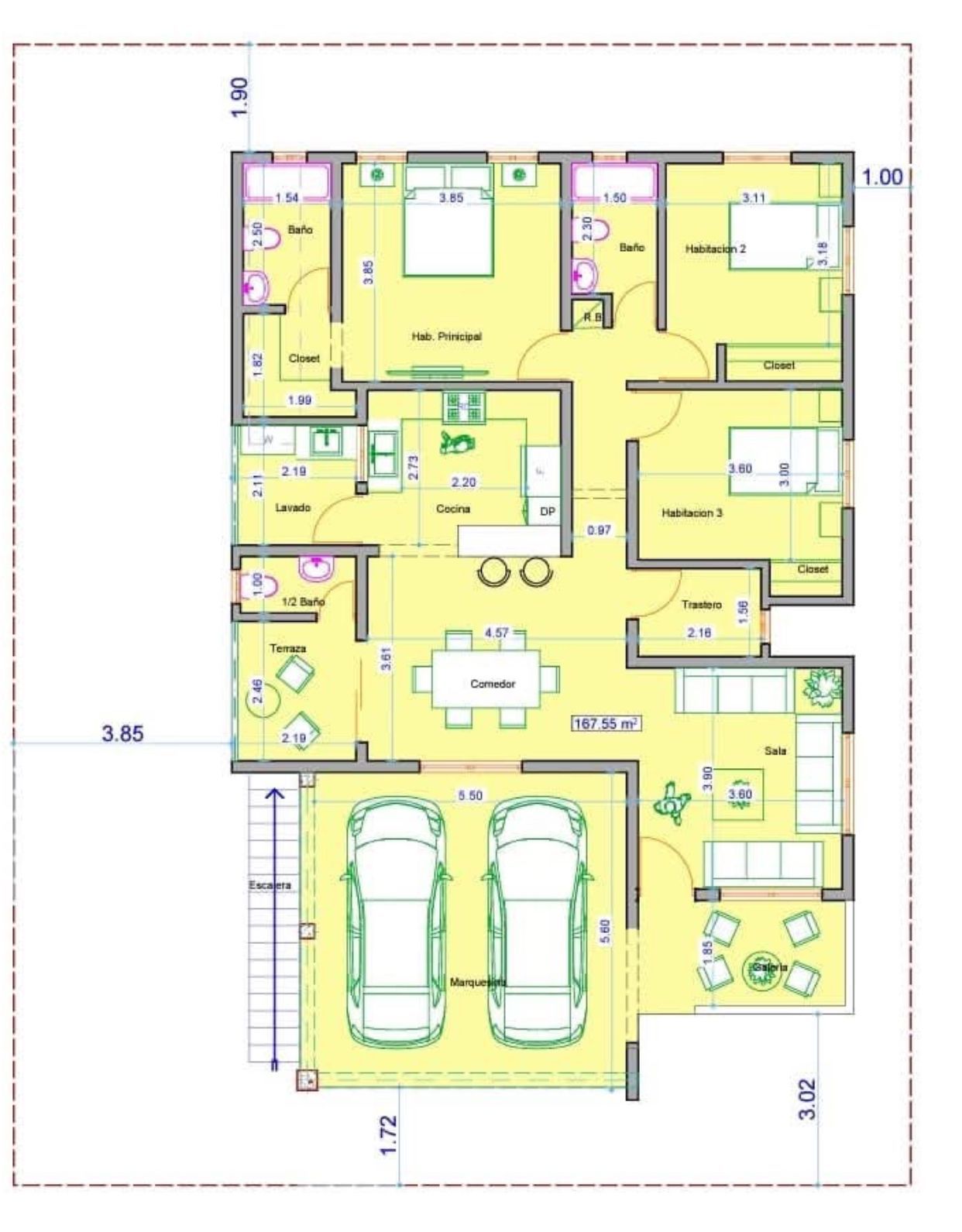 casas - Se renta casa nueva en Urbanización el Doral de Pto. Pta