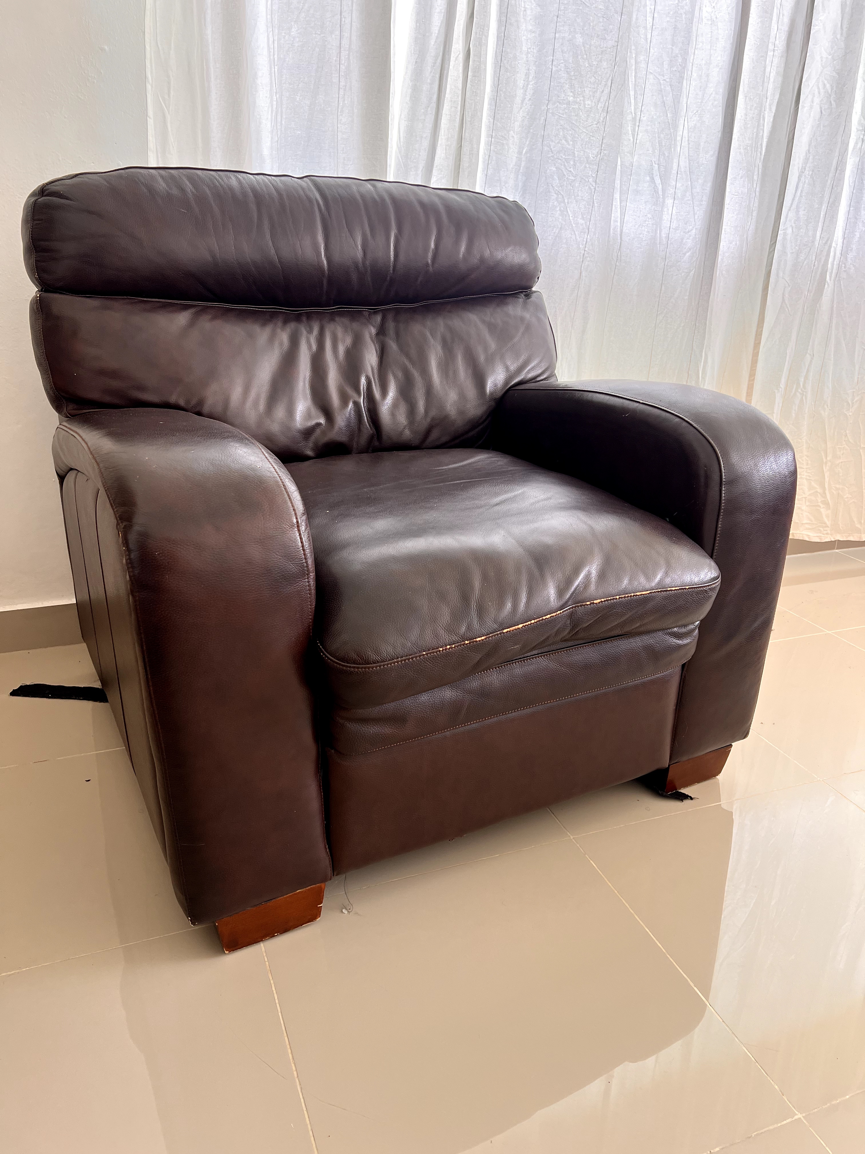 muebles y colchones - SOFA DE LEATHER 1