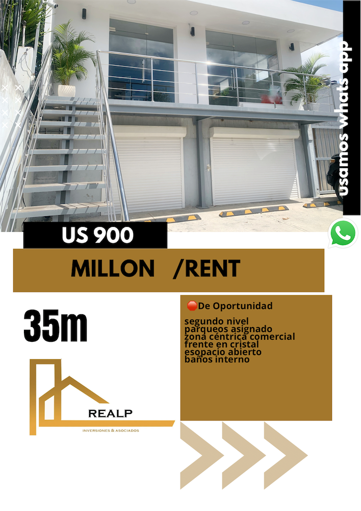 oficinas y locales comerciales - Local comercial en el Millon 0