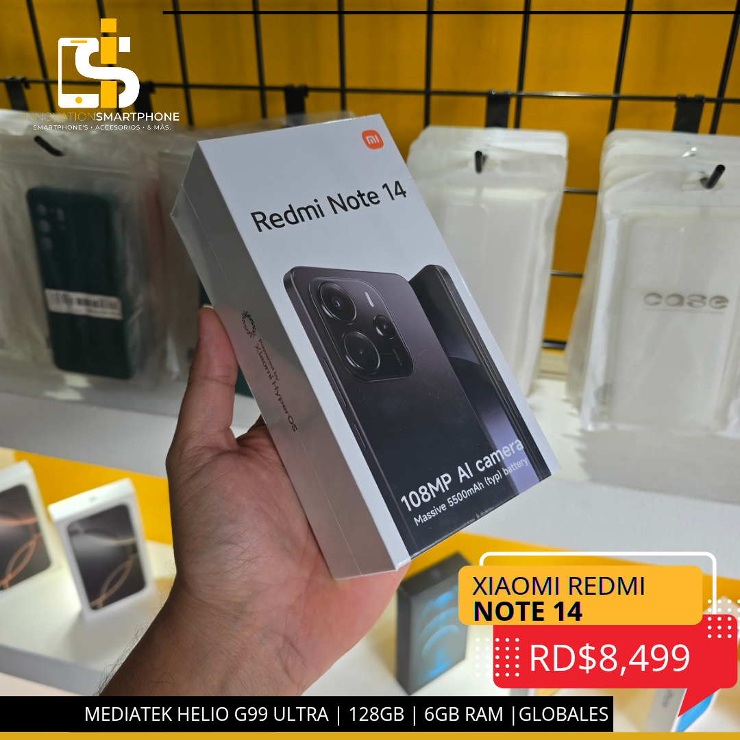 celulares y tabletas - Xiaomi Redmi Note 14 128GB Globales
