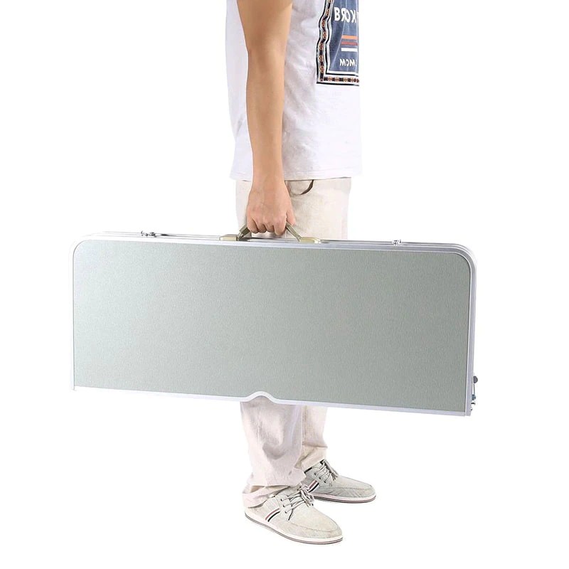 herramientas, jardines y exterior - Mesa Plegable Portatil de Aluminio Armable Ajustable Camping viaje 4