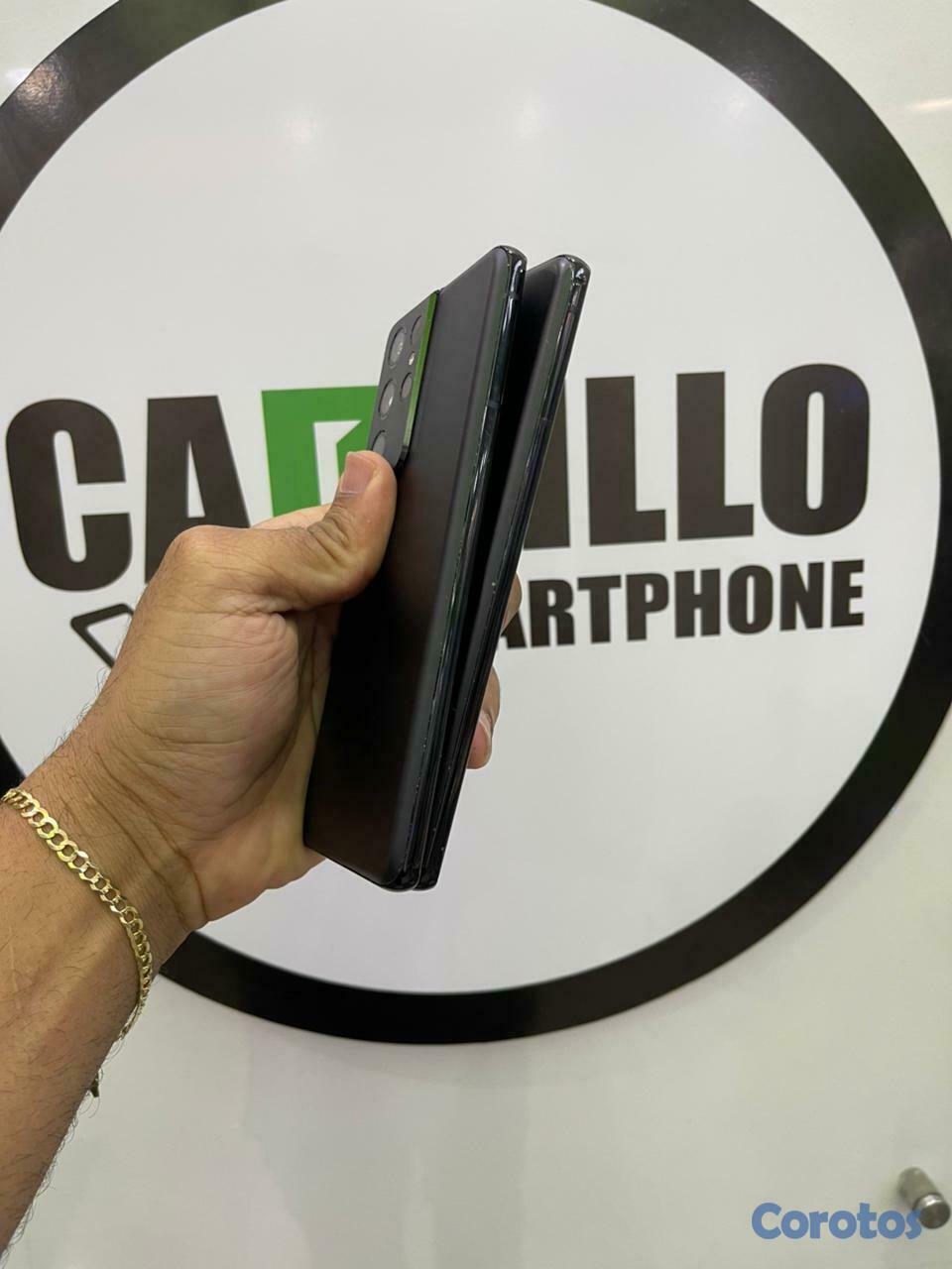 celulares y tabletas - Samsung Galaxy S21 Ultra 5G 128GB Desbloqueado de  2